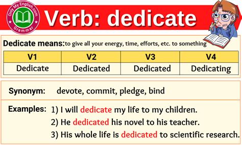 didecate|dedicate verb .